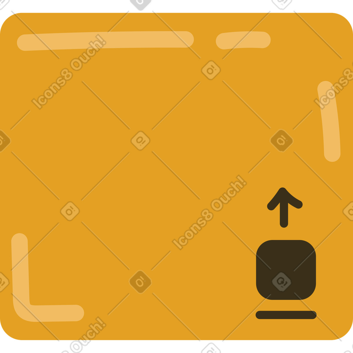 Scatola illustrazione in stile Arabica scarica in PNG, SVG