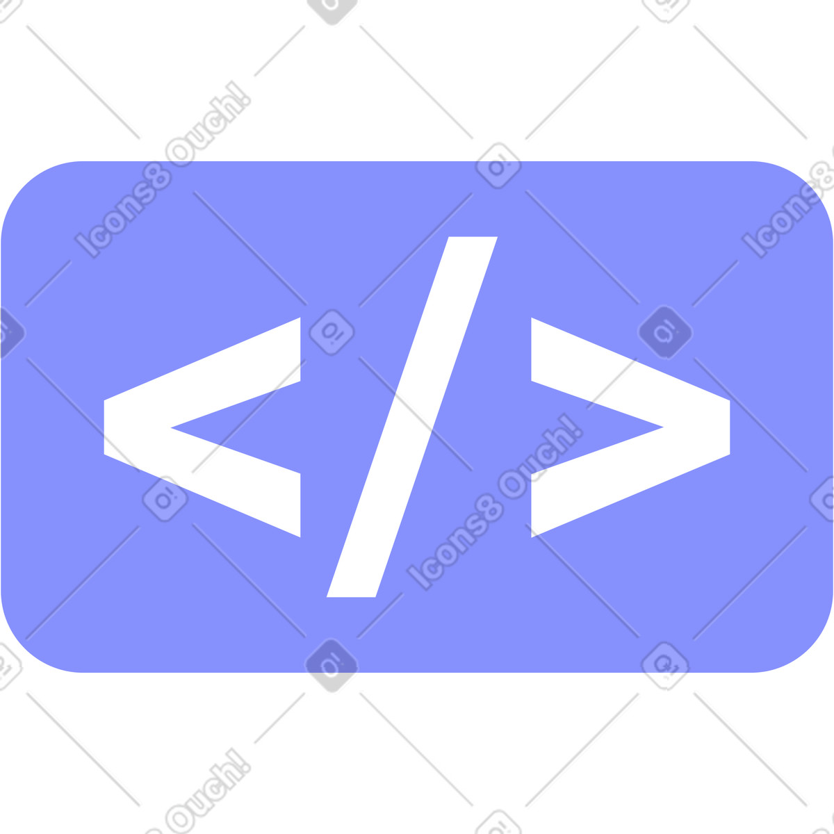 Code sign illustration in PNG, SVG