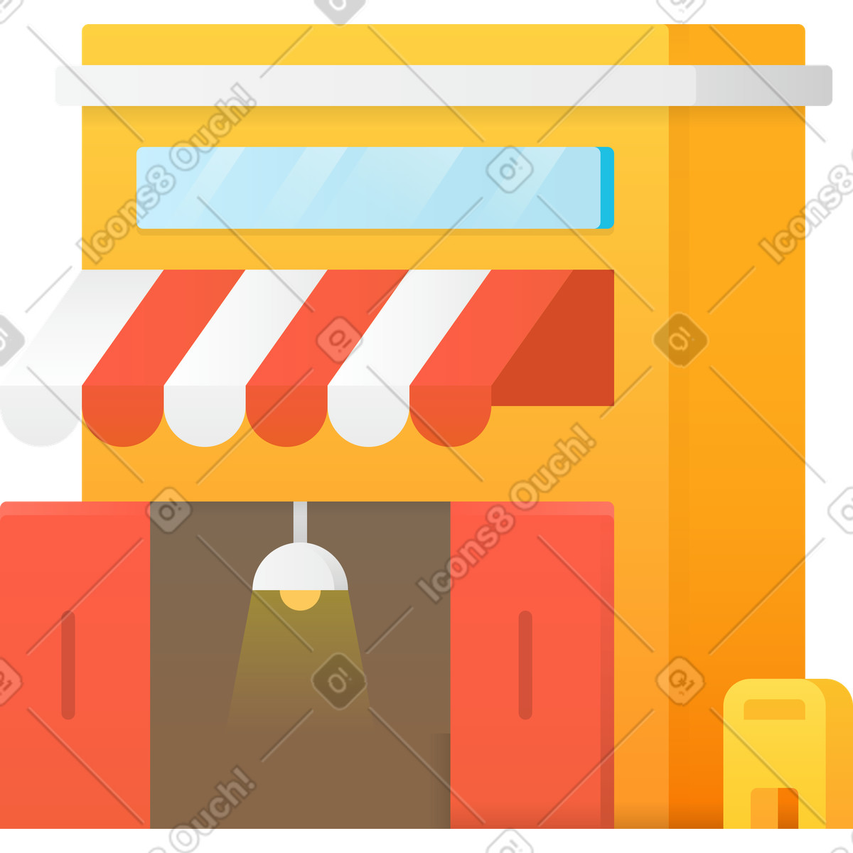 Illustration Boutique dans le style Hugo à télécharger aux formats PNG, SVG