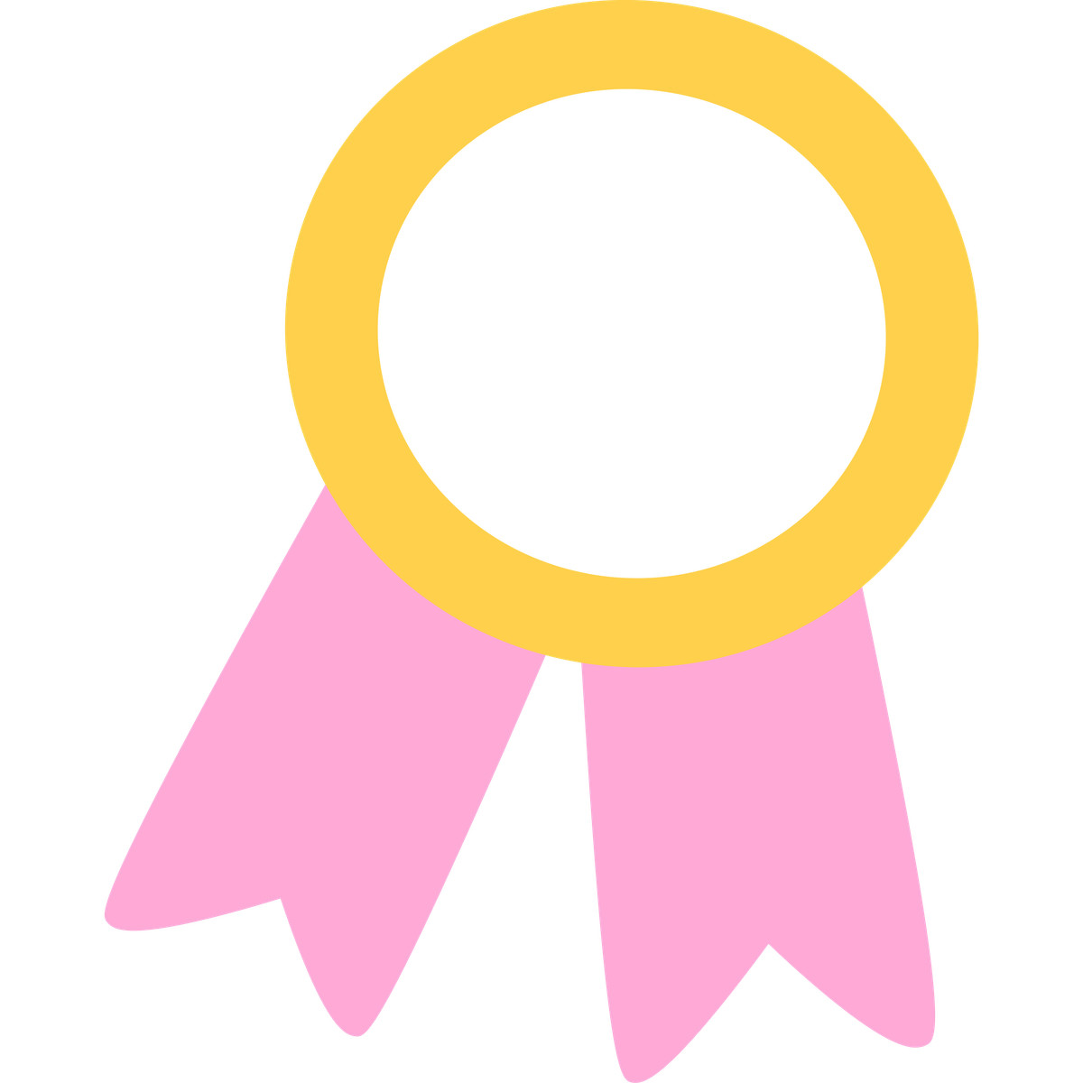 Ribbon award illustrazione in stile Bouncy scarica in PNG, SVG
