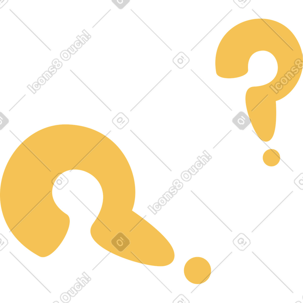 Questions illustration in Lagom style download in PNG, SVG