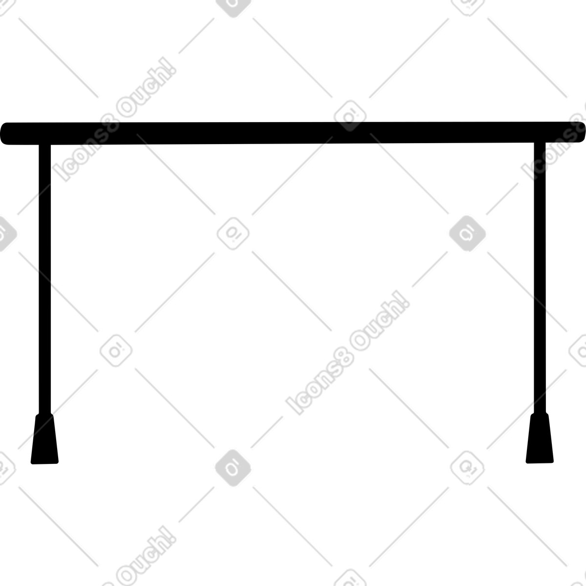 Handrail illustration in Journal style download in PNG, SVG