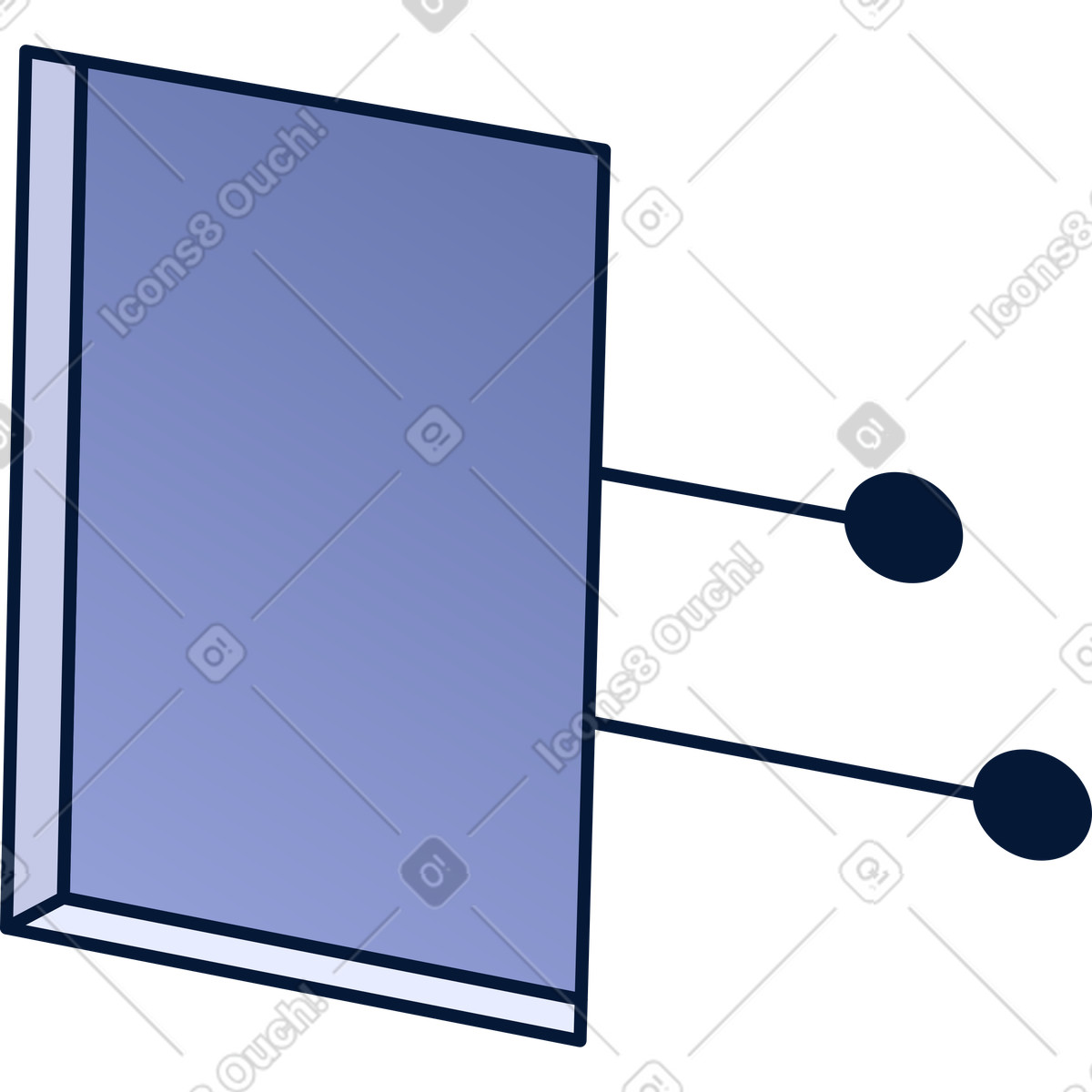 Frame window with circuits illustration in Neat style download in PNG, SVG