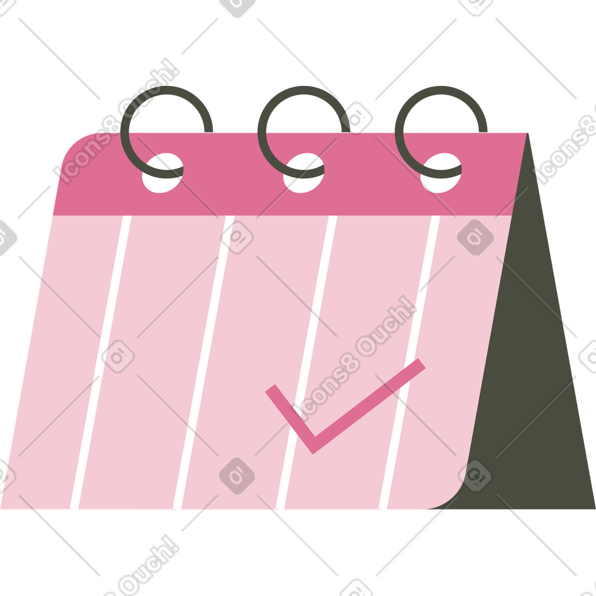 Vector 스타일의 달력 일러스트레이션 PNG, SVG 다운로드