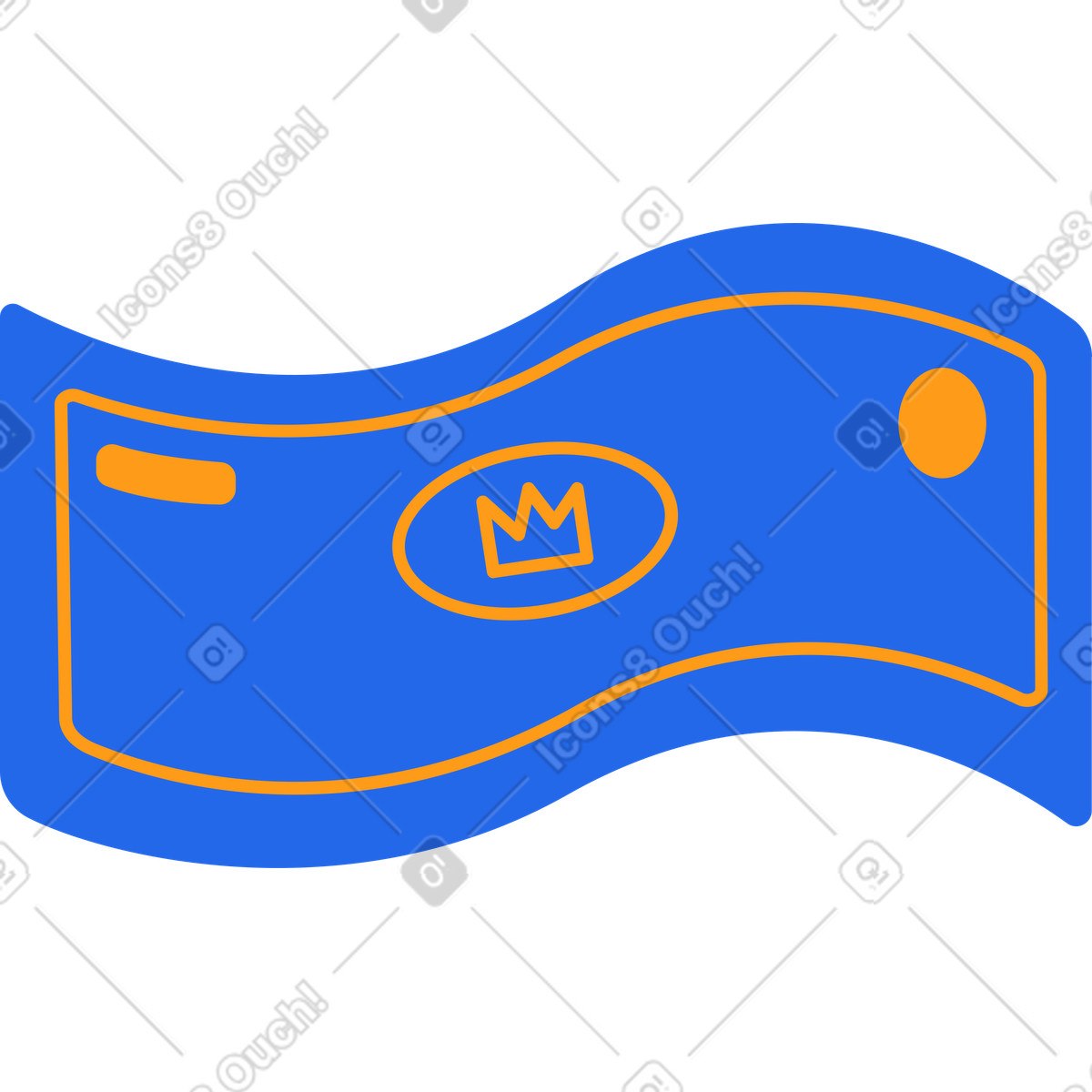 Banknoten-Illustration im Kingdom-Stil als Download in PNG, SVG