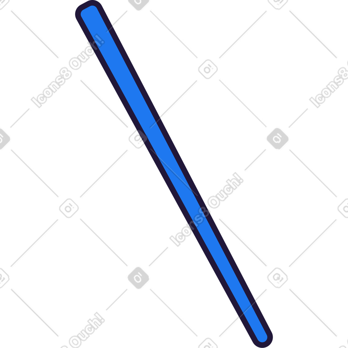 Chopstick illustration in Conifer style download in PNG, SVG