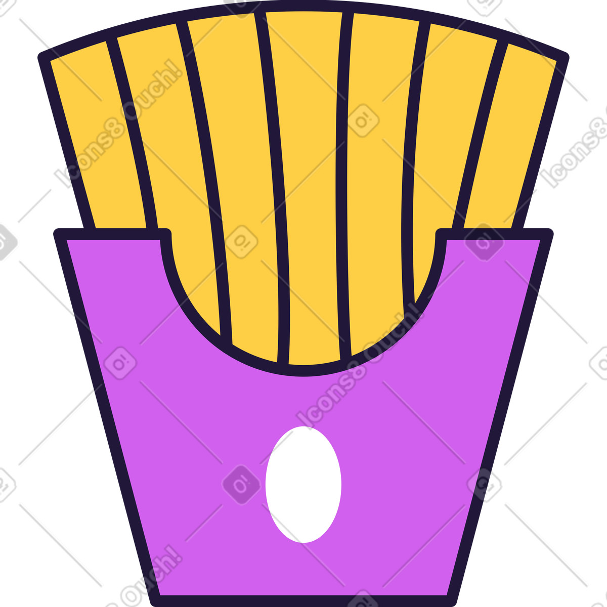 Fries illustration potato clipart fun graphics and vectors for your designs