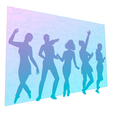 Vivid shadows dancing on a textured wall, creating an illusion of movement as if they have come to life. The shadows are elongated and fluid, displaying unique shapes and forms that suggest they are separate entities from their owners. The light source is dynamic, casting varying intensities and angles that enhance the drama of the scene. The background is a subtle gradient, allowing the shadows to stand out prominently, emphasizing their captivating movements.