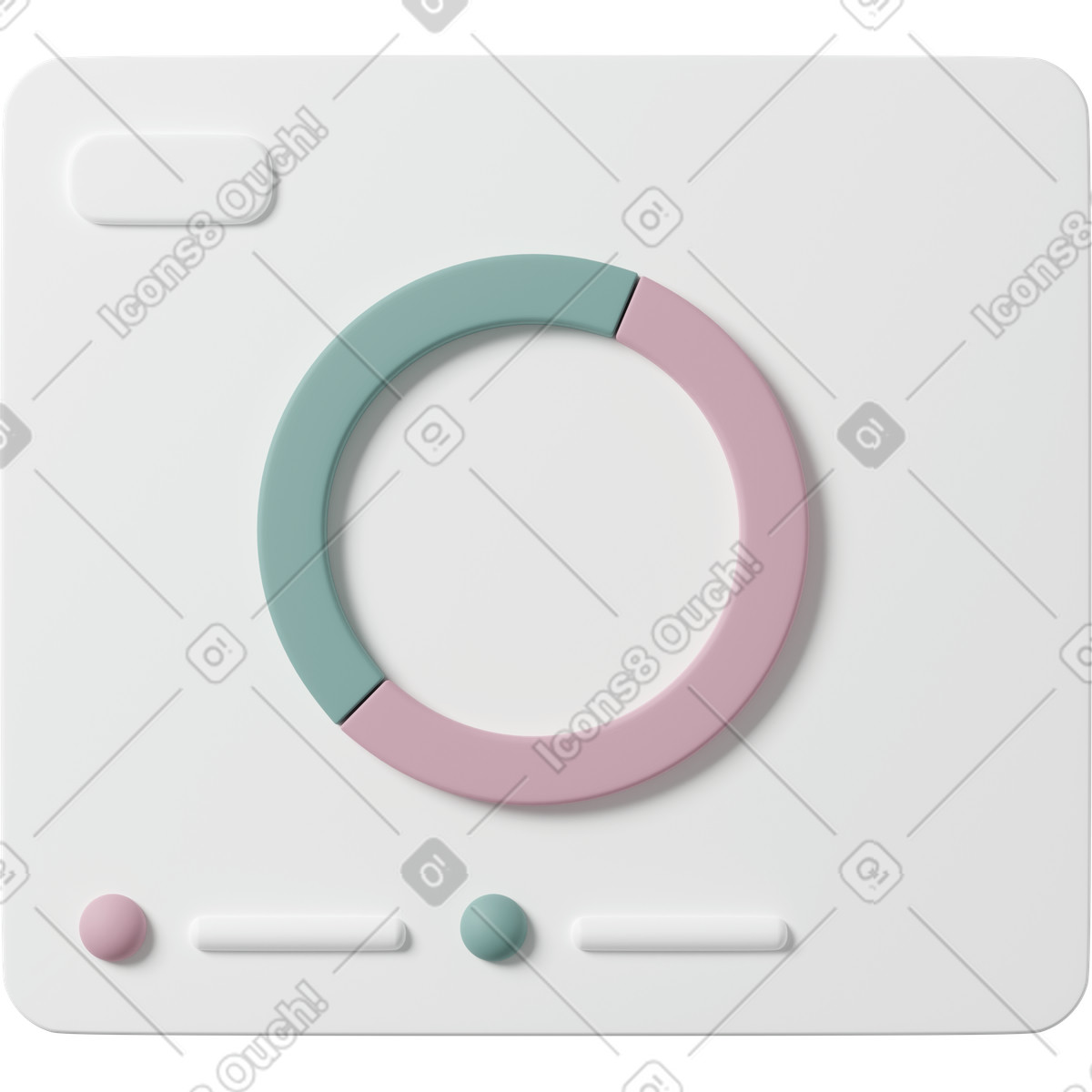 Ilustração de Chart em no estilo 3D Casual life para baixar em PNG, SVG