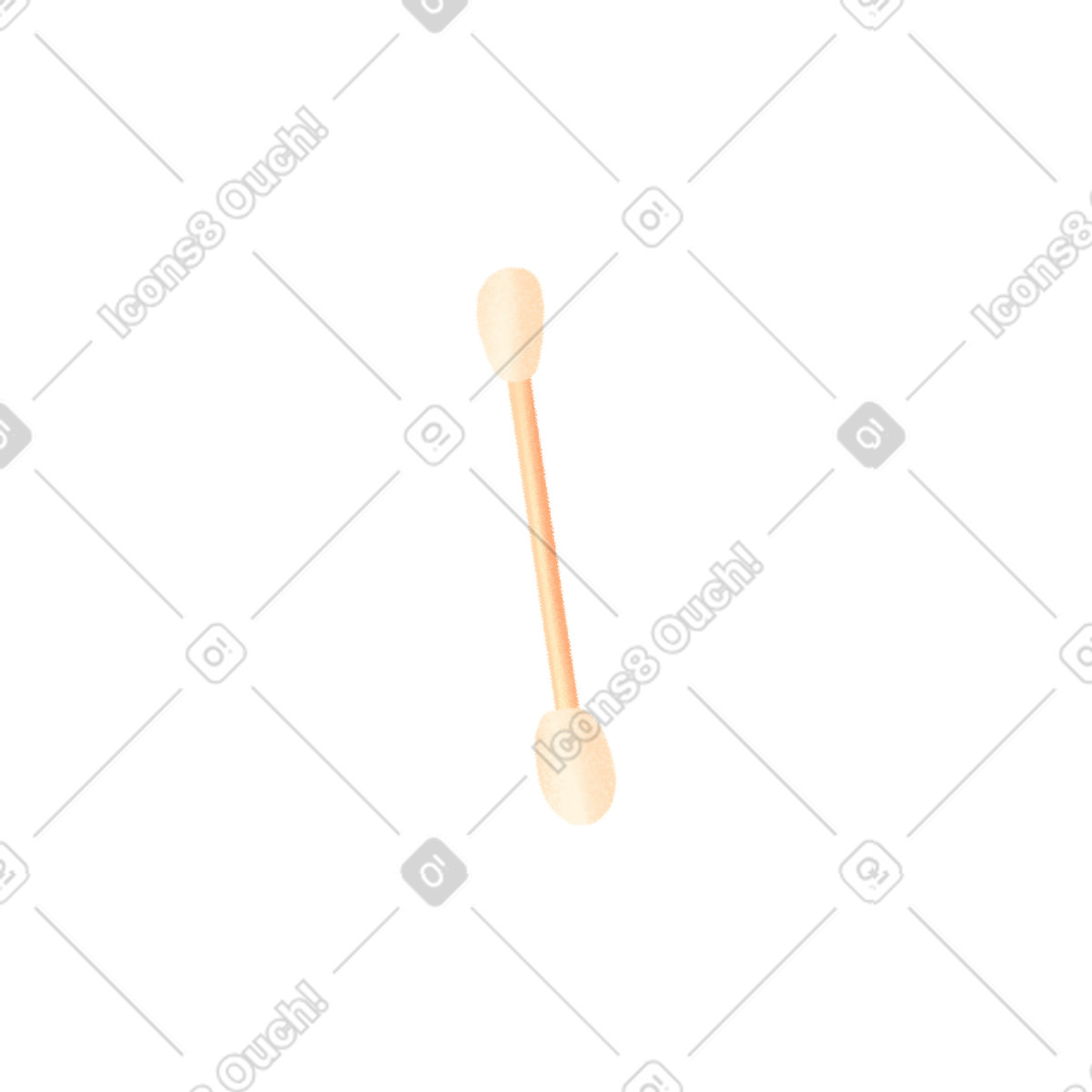 Ilustración Cotton swab en estilo Smart a descargar en PNG y SVG