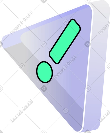 triangle avec un point d'exclamation PNG, SVG