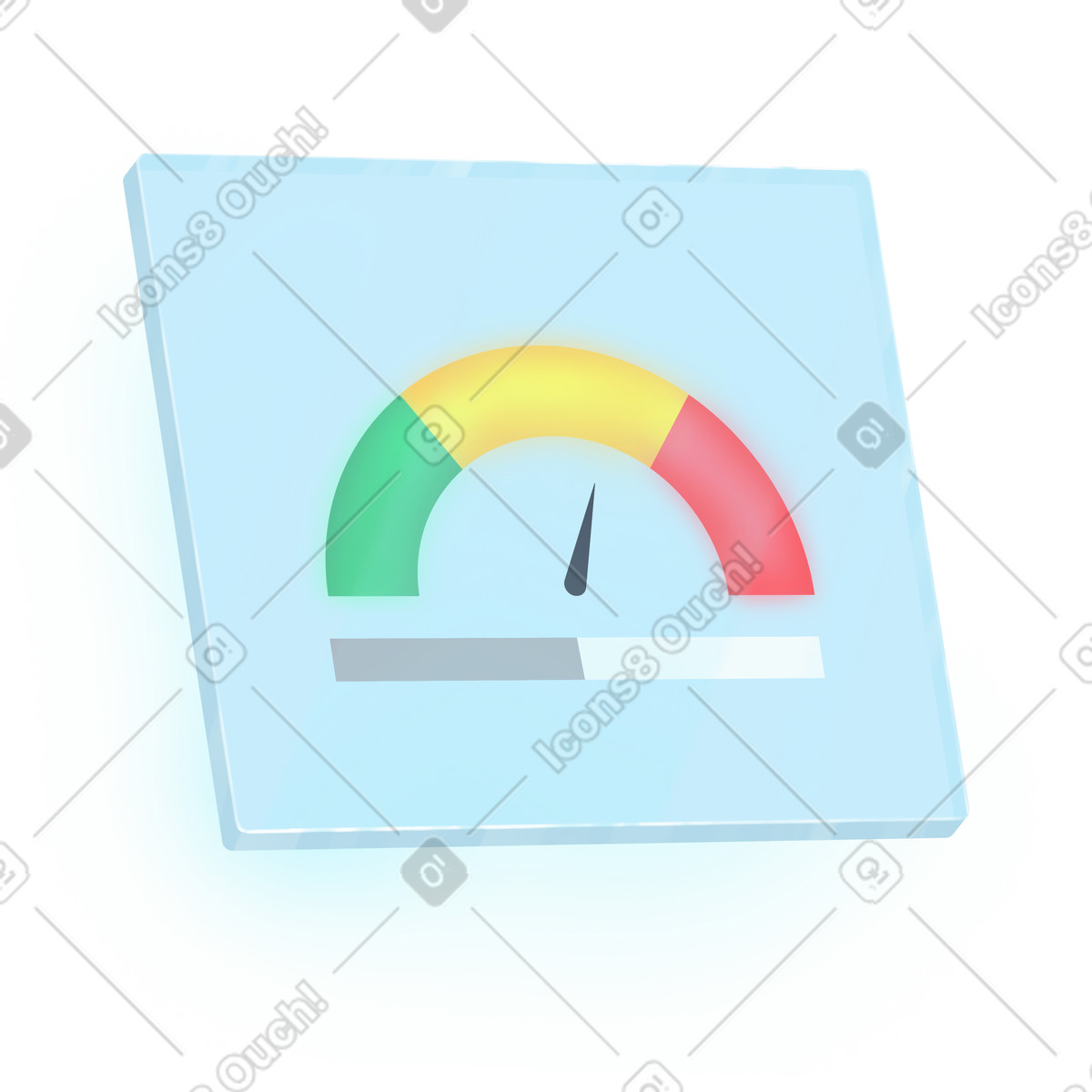 Risk calculation panel illustration in Props style download in PNG, SVG