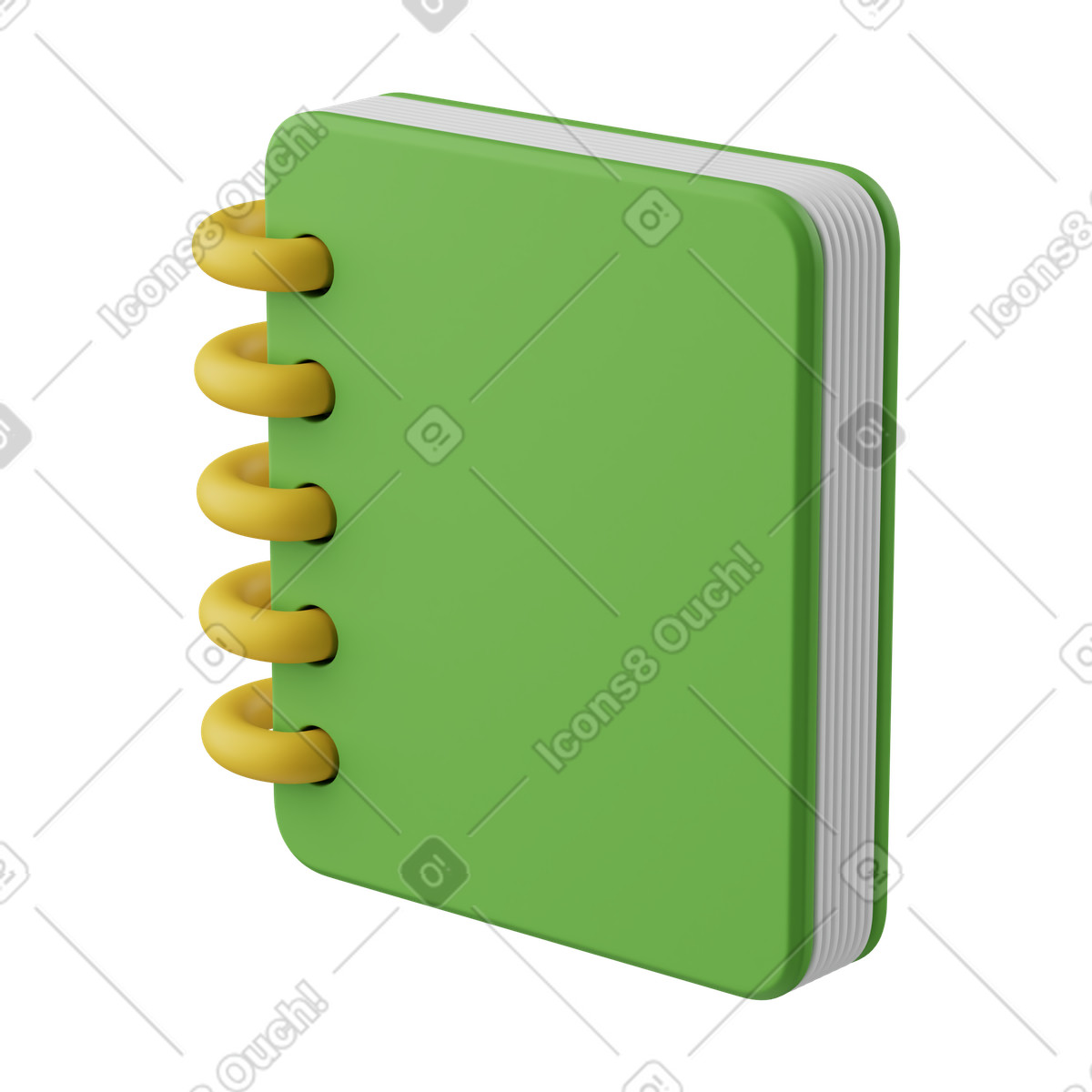 Notebook illustration in PNG, SVG