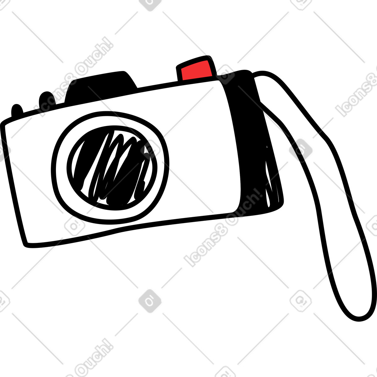 Telecamera illustrazione in stile Spicy scarica in PNG, SVG