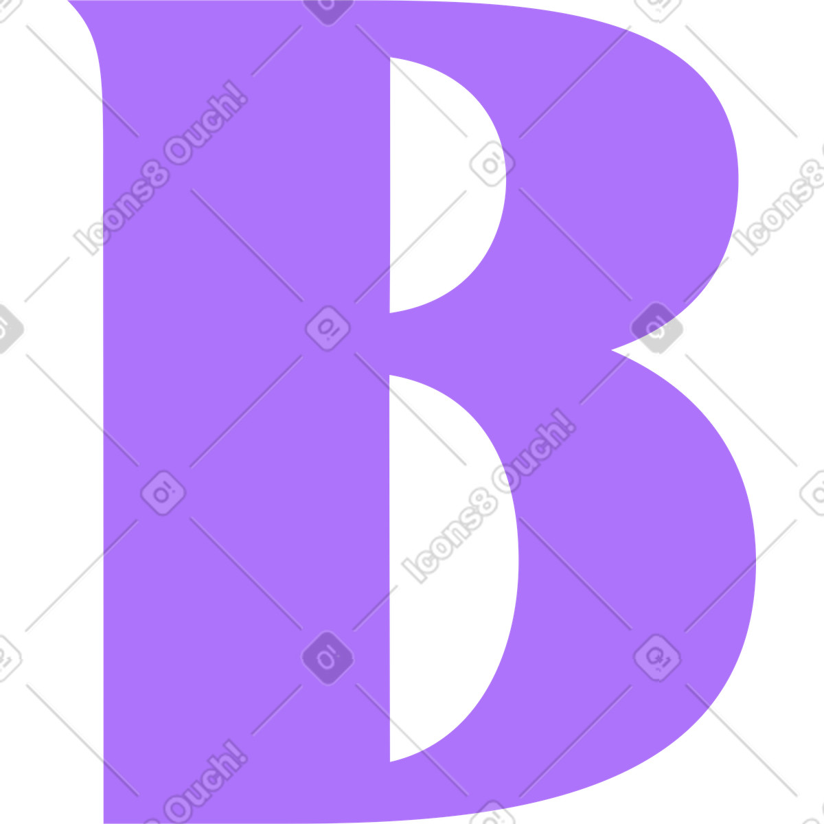 下载 Florid 风格的 字母b 插画，支持 PNG、SVG 格式