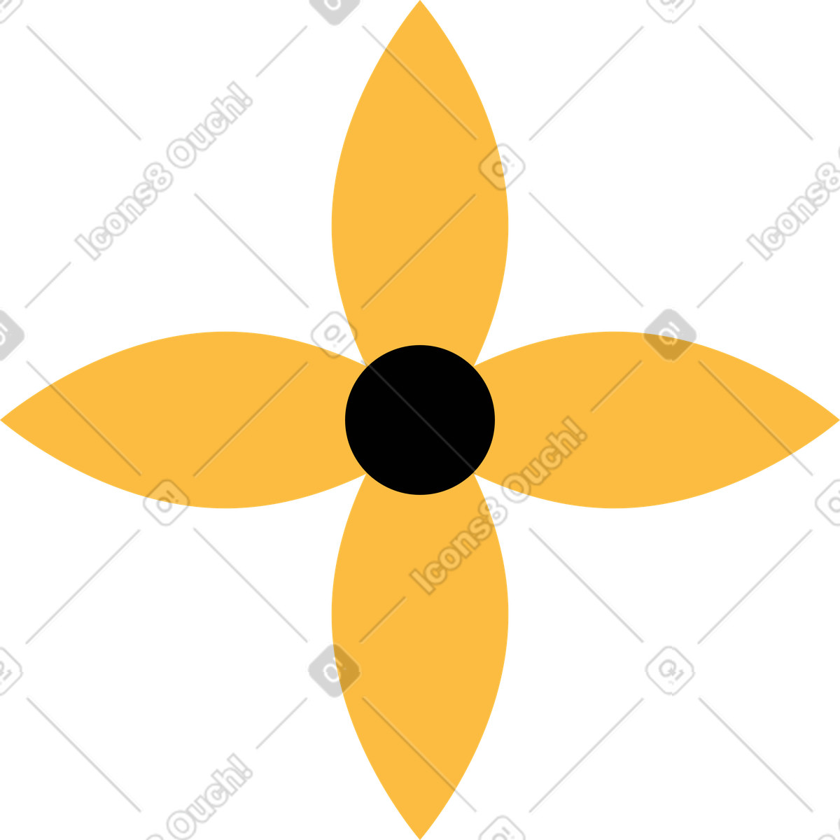 Burgundy スタイルの 花 のイラストをPNG、SVG形式でダウンロード