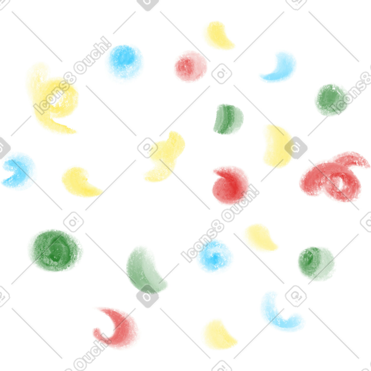 Firework illustration in Mushy style download in PNG, SVG