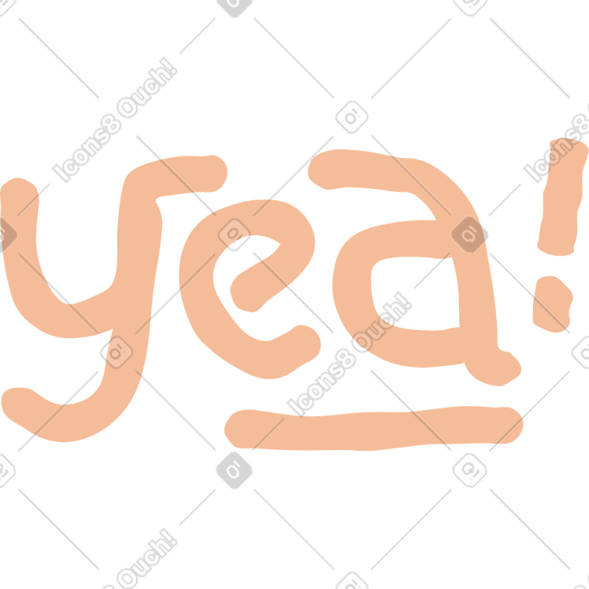 下载 Stripy 风格的 Yea 插画，支持 PNG、SVG 格式