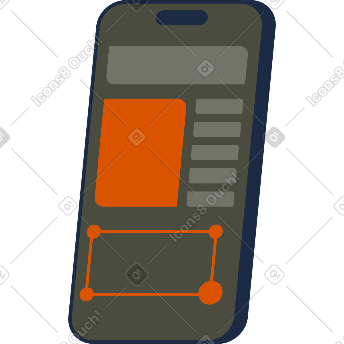 Иллюстрация Телефон в стиле Vector — скачать в форматах PNG, SVG
