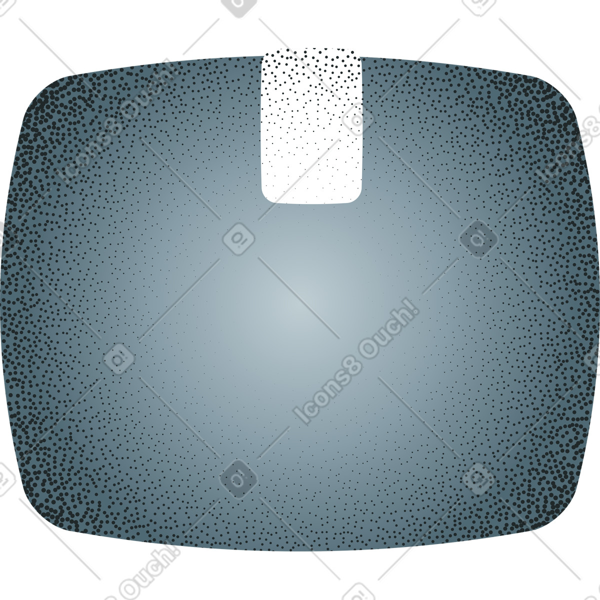 Grey delivery box with grainy texture illustration in Grain style download in PNG, SVG