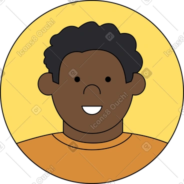 Male avatar PNG, SVG