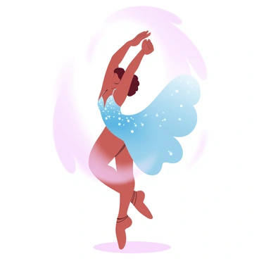 A graceful dancer is dressed in a flowing, vibrant costume embellished with numerous glittering jewels. She is in mid-pose, with one arm elegantly extended above her head, while her other arm gracefully curves beside her waist. The stage is illuminated by a bright spotlight that creates a dramatic contrast against the surrounding darkness. The dancer's costume shimmers as the light reflects off the jewels, enhancing the visual impact of her performance. A soft glow radiates from the spotlight, casting gentle shadows around her, emphasizing her fluid movements.