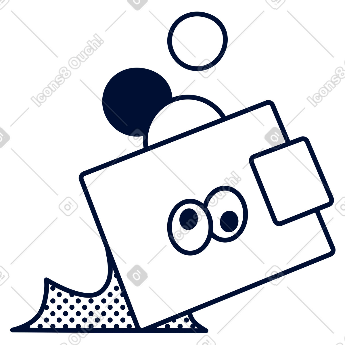 Blink スタイルの Digital wallet with coins, Personal finance and payments, Online account balance のイラストをPNG、SVG形式でダウンロード