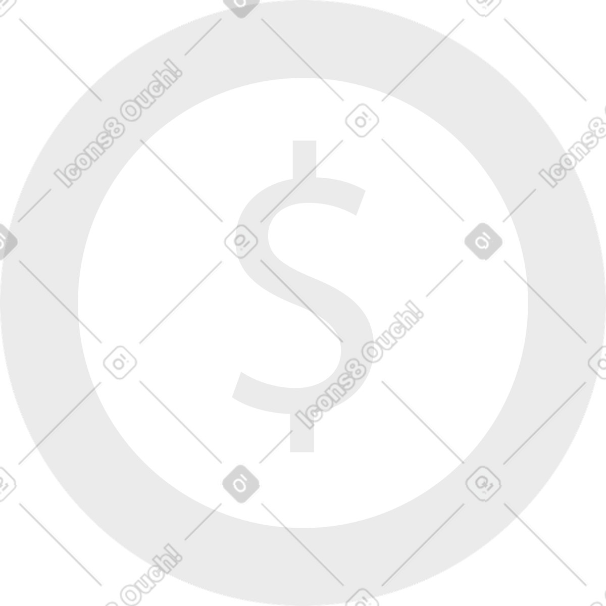 Münze-Illustration im Tiny-Stil als Download in PNG, SVG