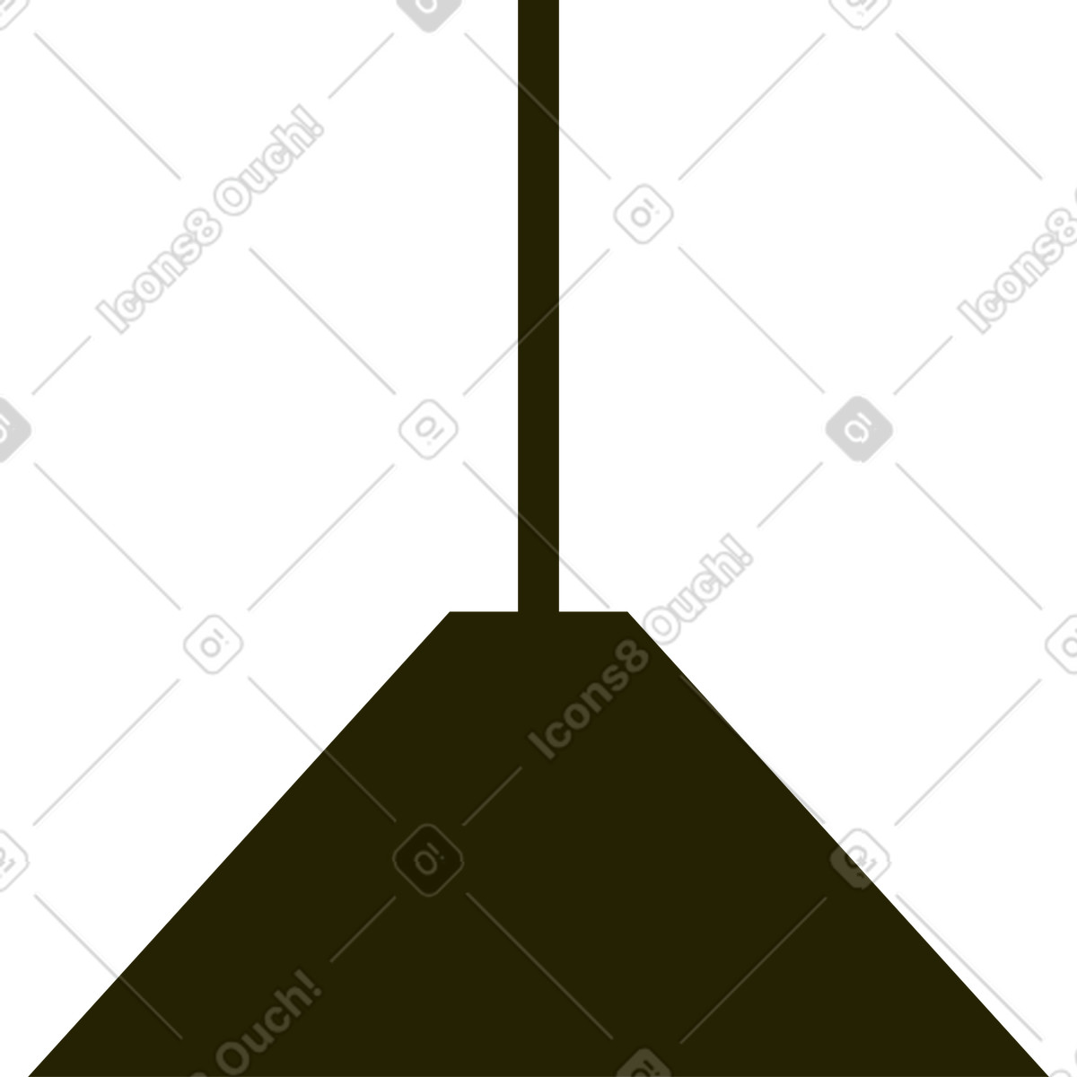Lamp illustration in Spot style download in PNG, SVG