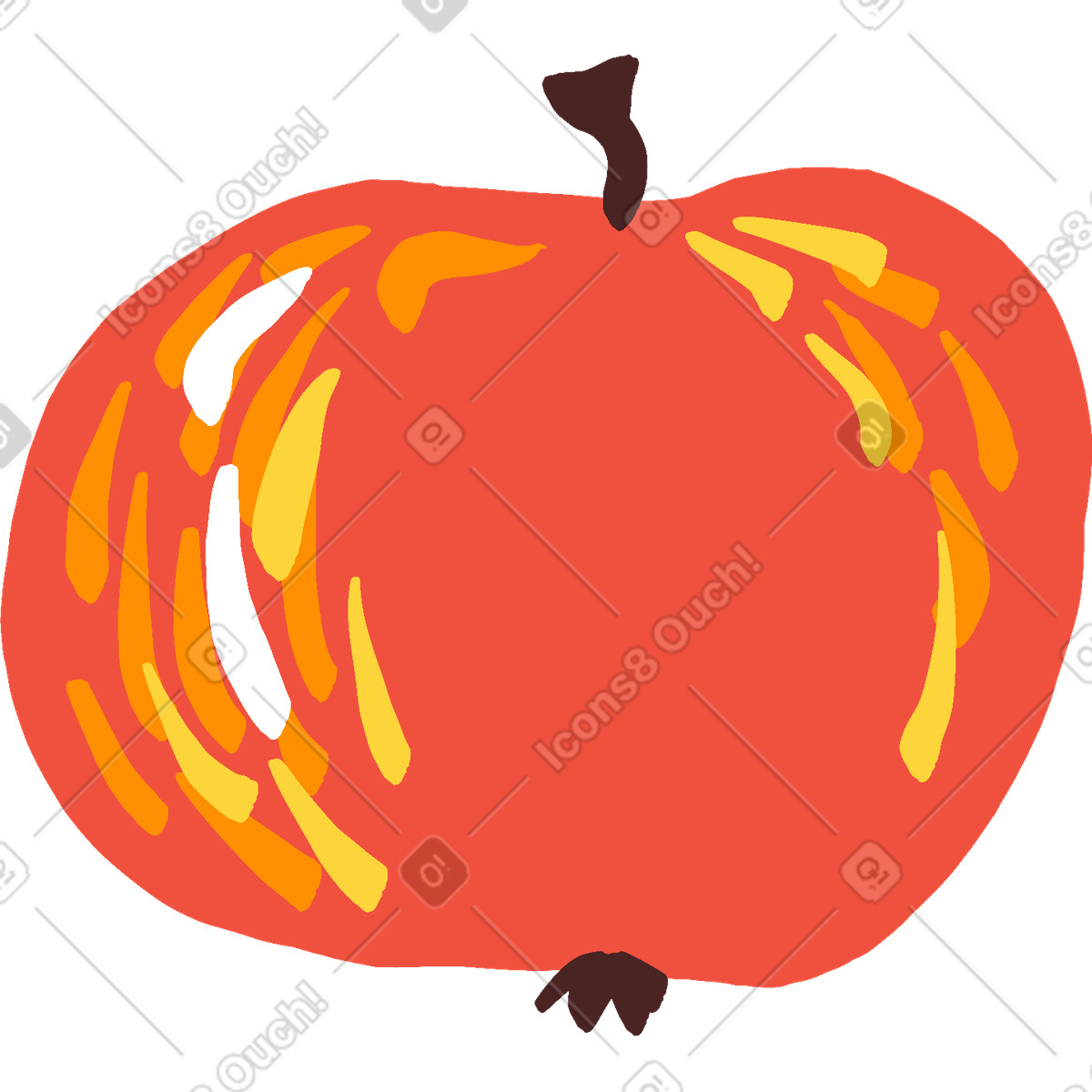 Apple illustration in Experimental style download in PNG, SVG