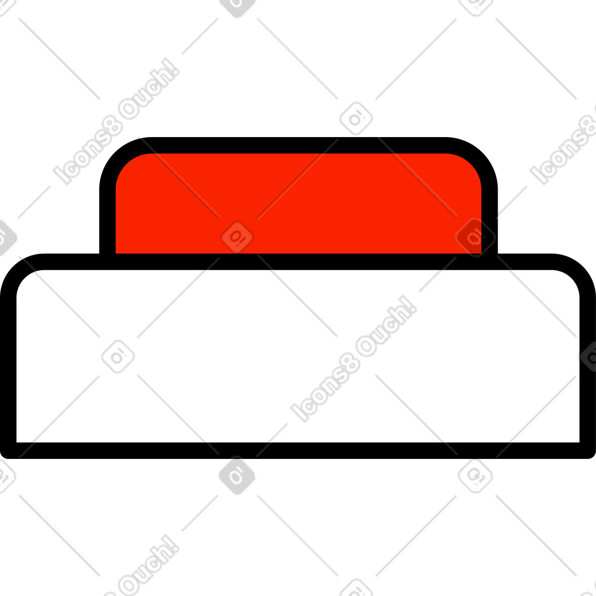 Ilustração de Botão em no estilo Giggle para baixar em PNG, SVG