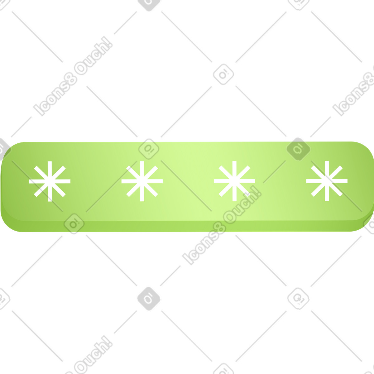 Password illustration in Levels style download in PNG, SVG