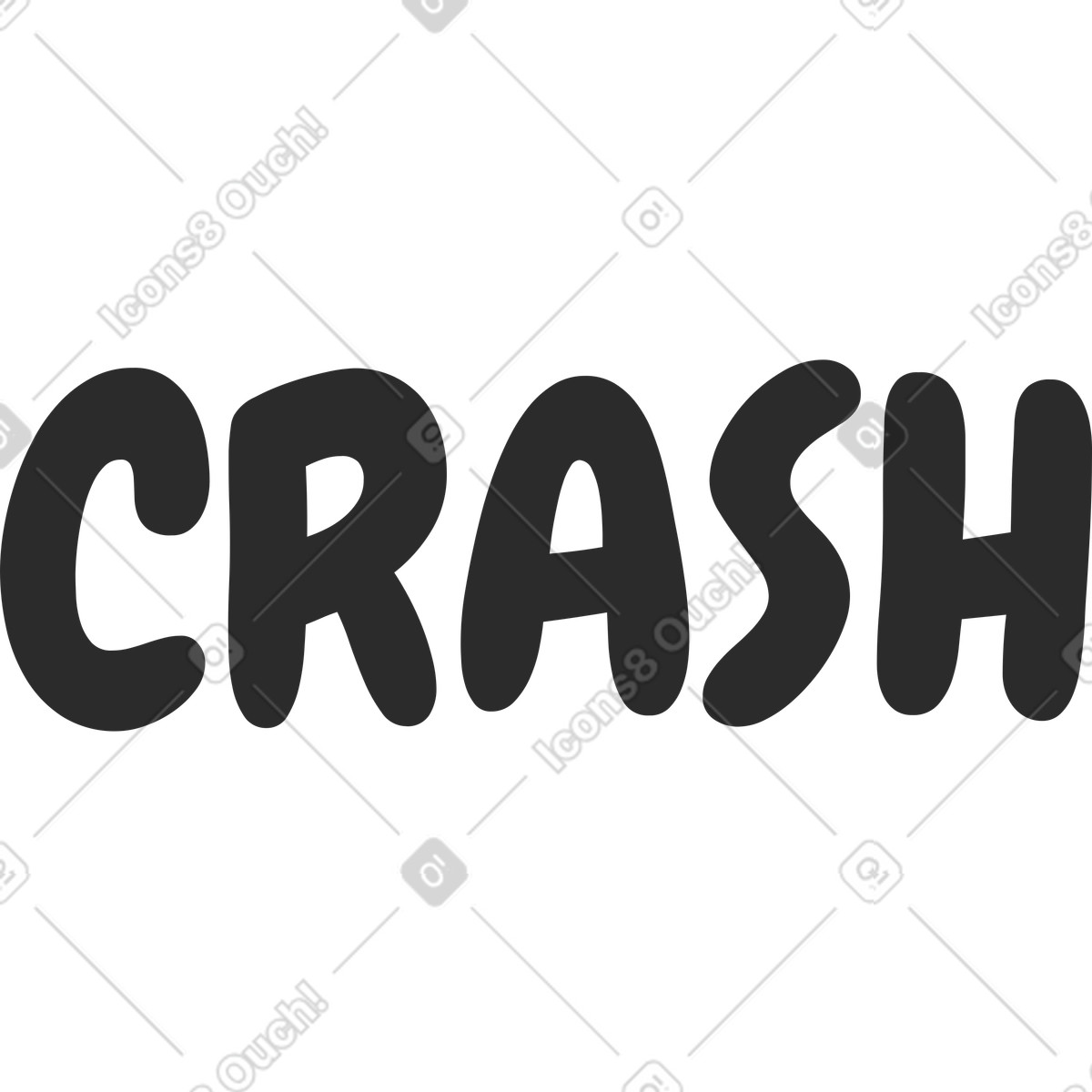Marginalia スタイルの クラッシュ のイラストをPNG、SVG形式でダウンロード