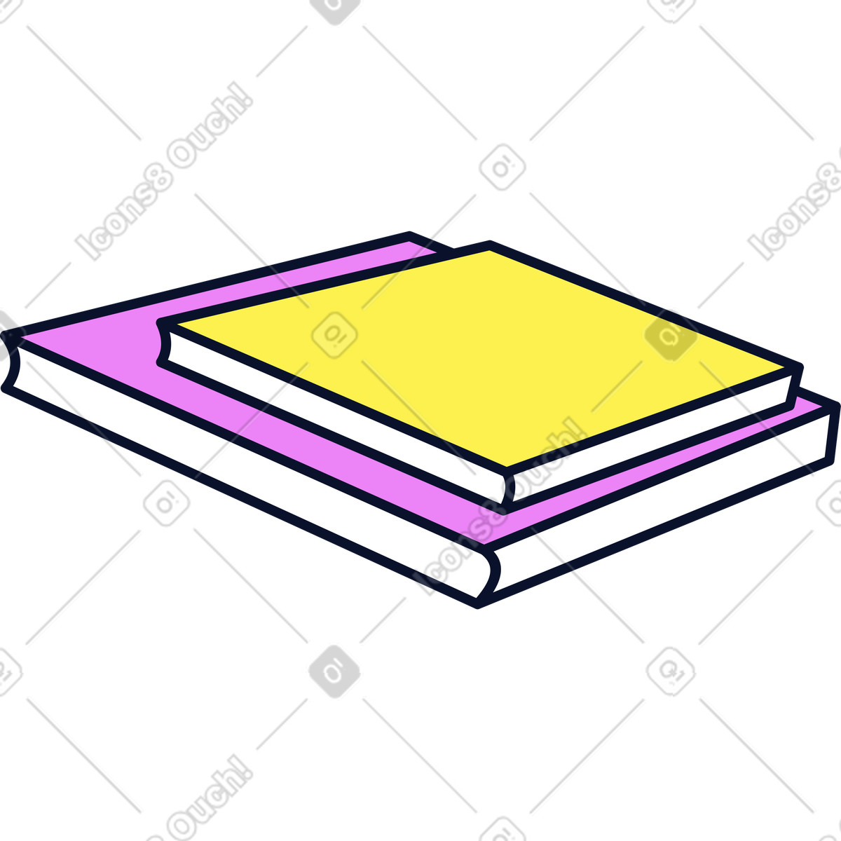 下载 Flexy 风格的 图书 插画，支持 PNG、SVG 格式