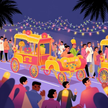 Rath yatra vector