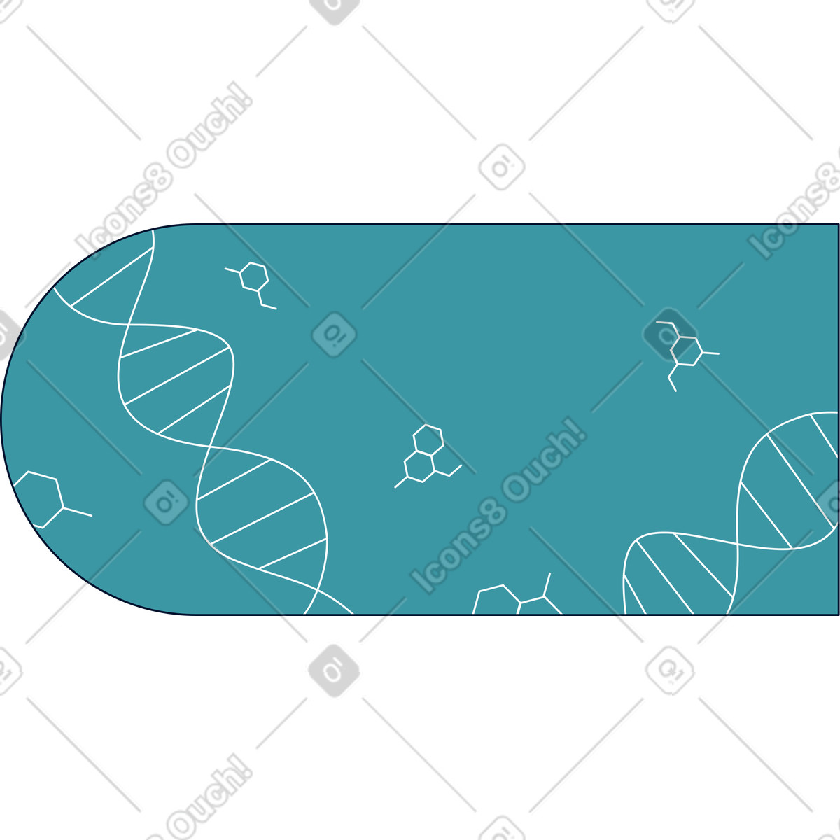 Ilustração de Histórico médico em no estilo Teal para baixar em PNG, SVG