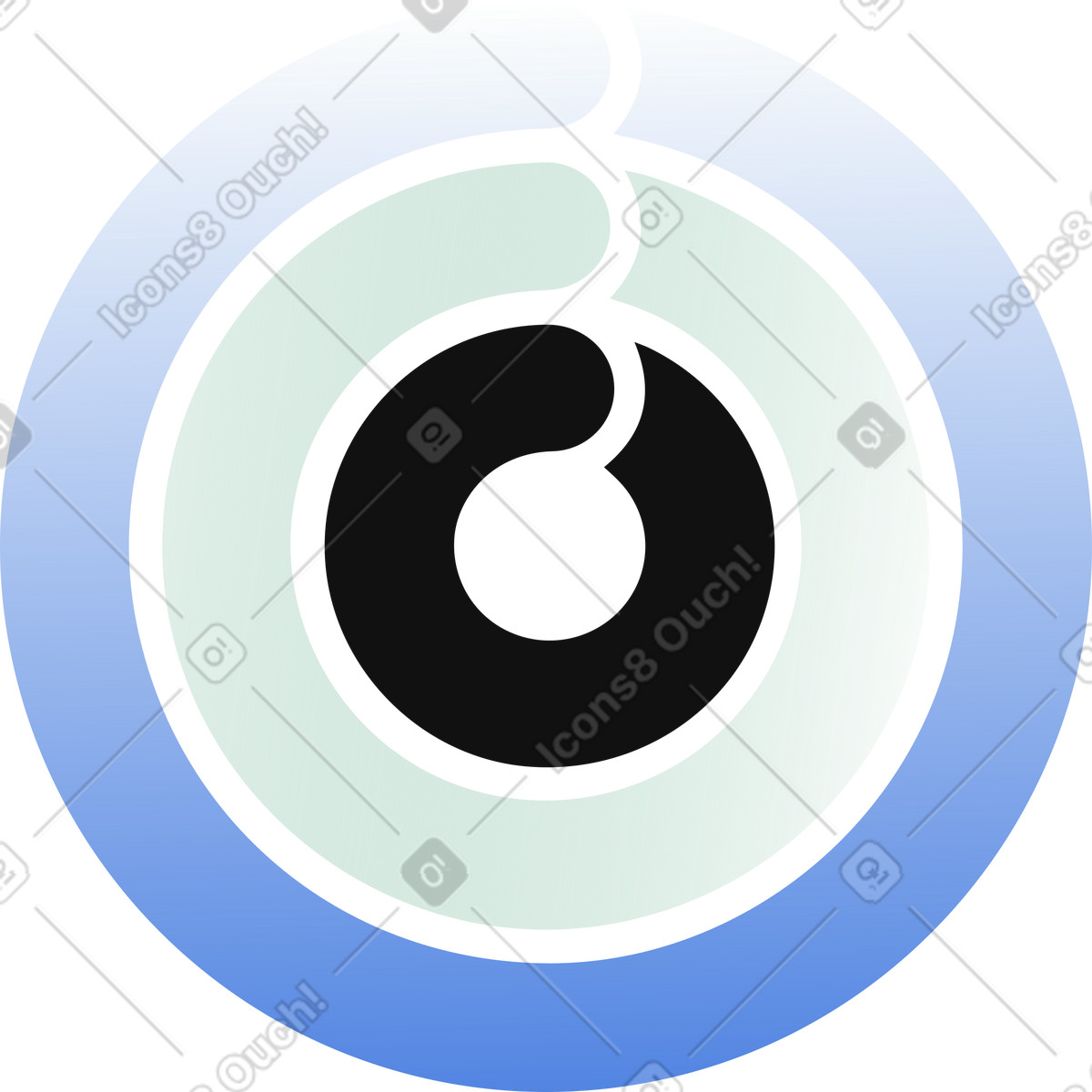 Ilustraci&oacute;n Activity tracking circles en estilo Network a descargar en PNG y SVG