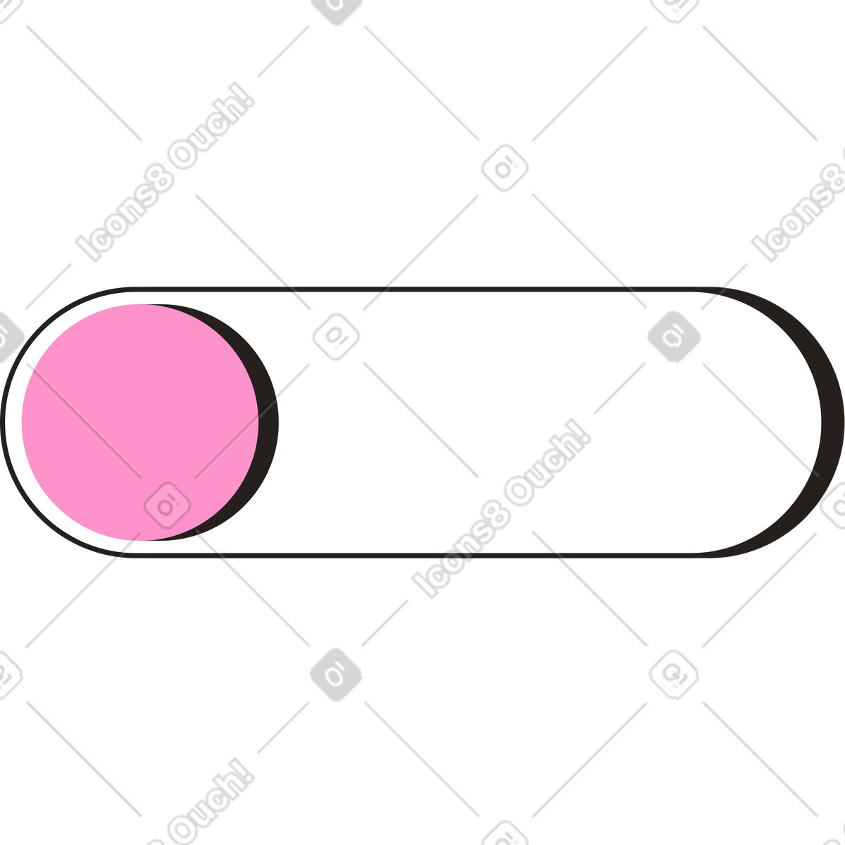 Illustration Bouton rose dans le style Like à télécharger aux formats PNG, SVG