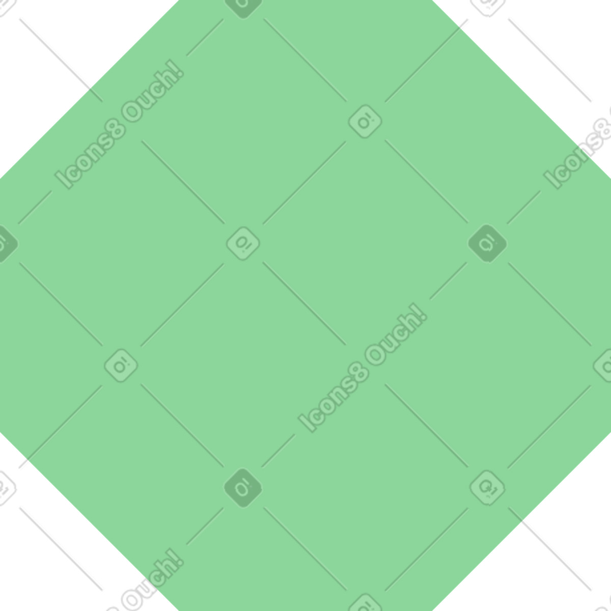 Illustration Green octagon dans le style Pale à télécharger aux formats PNG, SVG