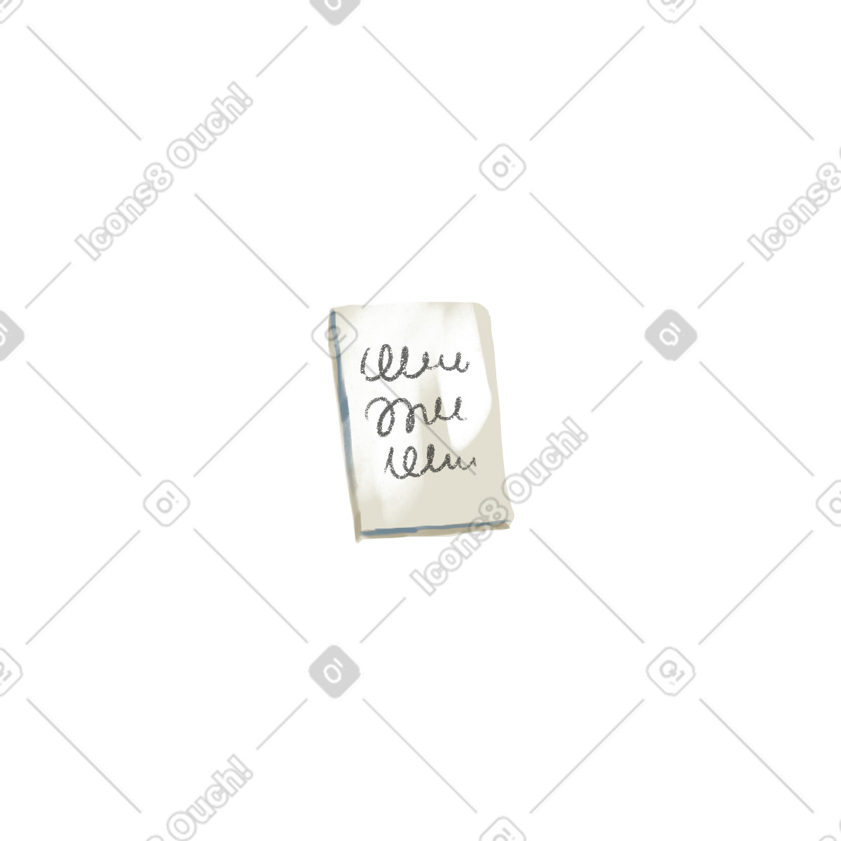 Sheet illustrazione in stile Ikigai scarica in PNG, SVG