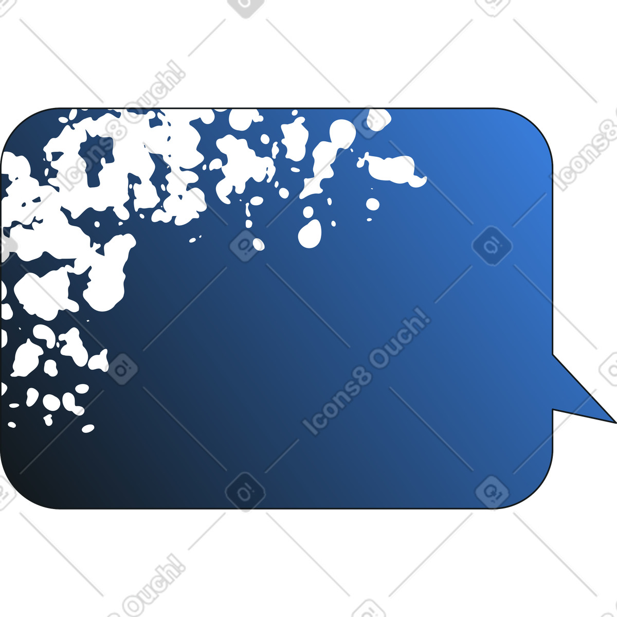 Fumetto con texture illustrazione in stile Midnight scarica in PNG, SVG