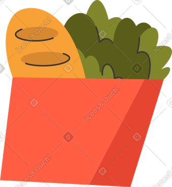 Package with food PNG, SVG