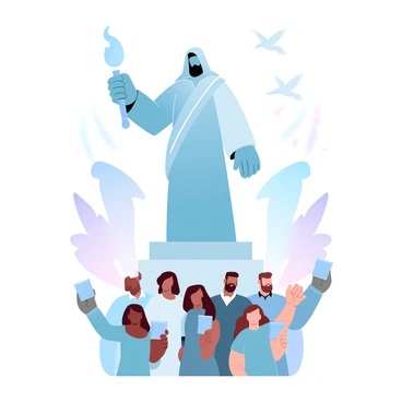 A statue representing freedom and equality in voting rights