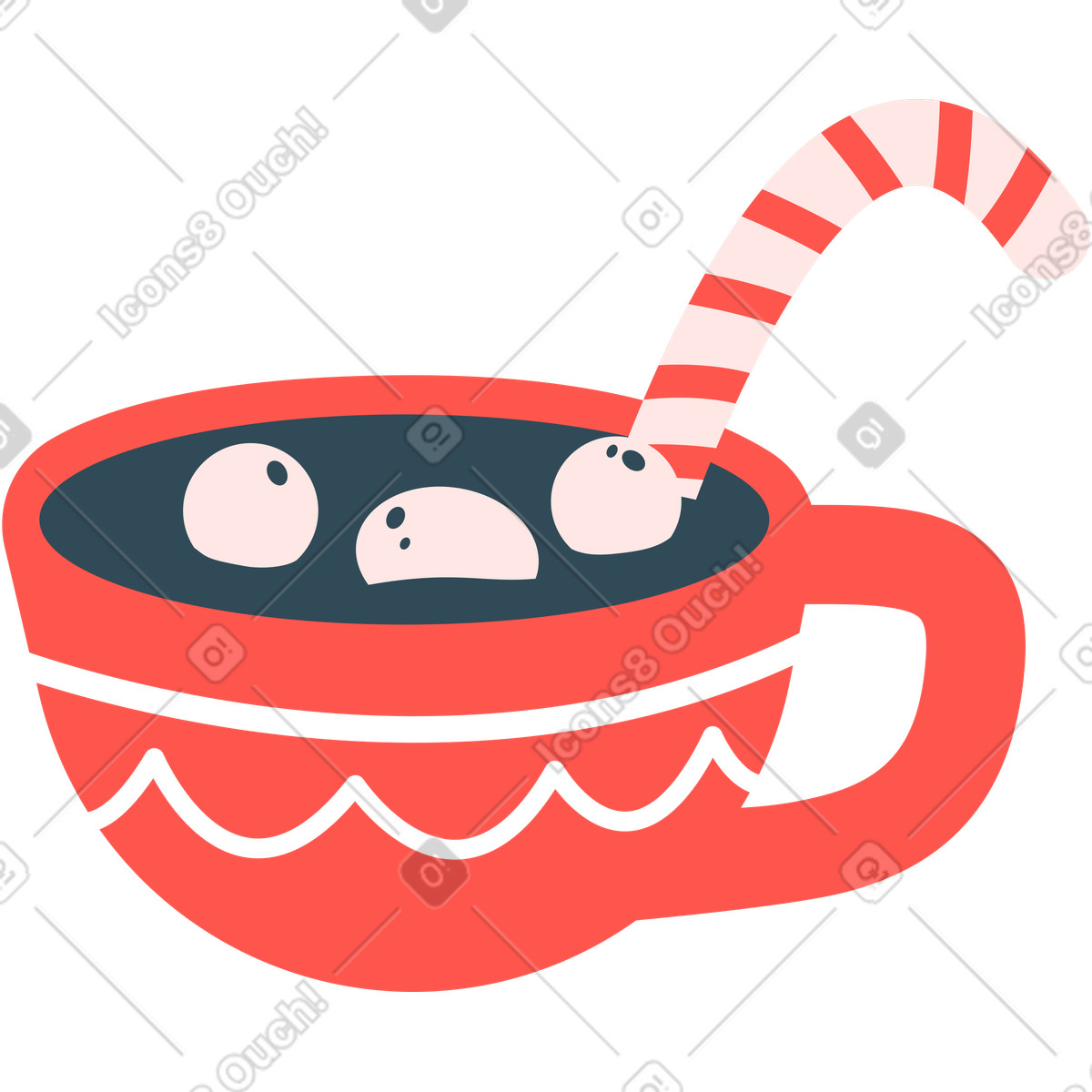 Bevanda di natale illustrazione in stile Kingdom scarica in PNG, SVG
