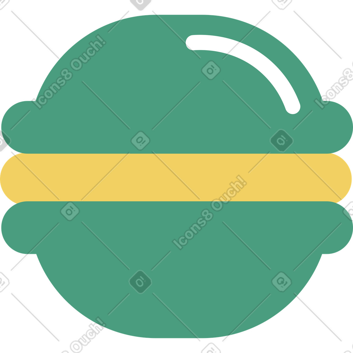 Illustration Macaron dans le style Macaroni à télécharger aux formats PNG, SVG