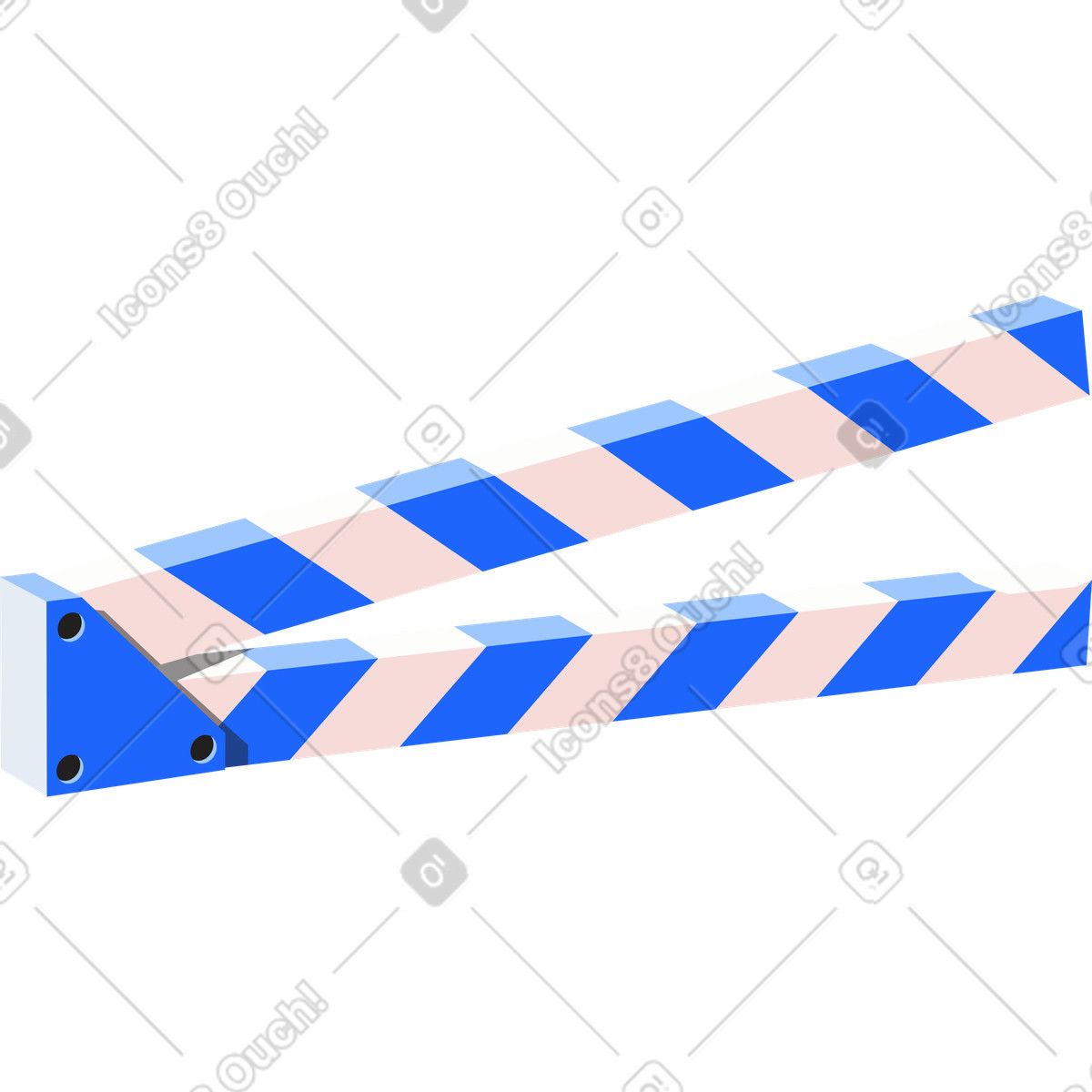 Иллюстрация Верхняя часть хлопушки в PNG и SVG