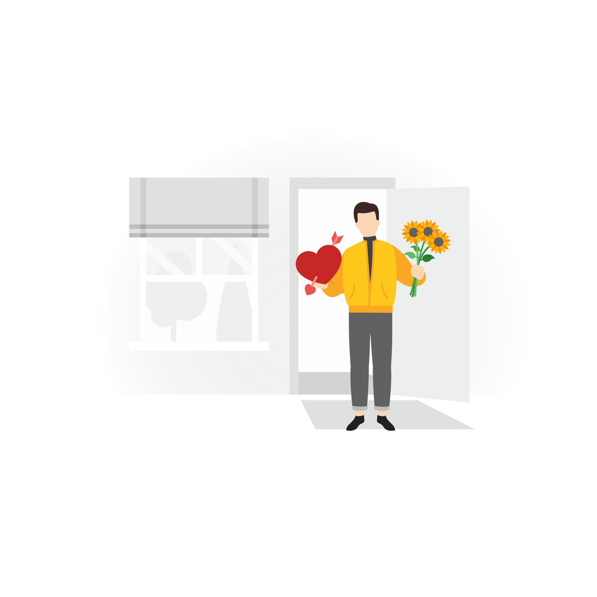 Fogg スタイルの Valentine's day gifts のイラストをPNG、SVG形式でダウンロード