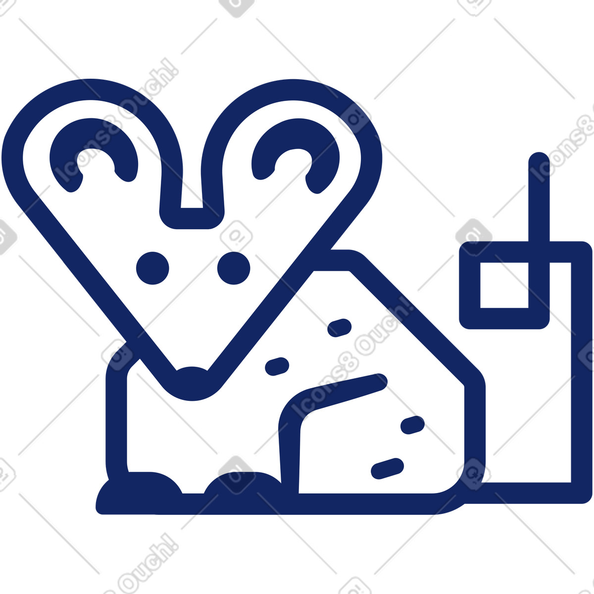下载 Cyborg 风格的 老鼠 插画，支持 PNG、SVG 格式