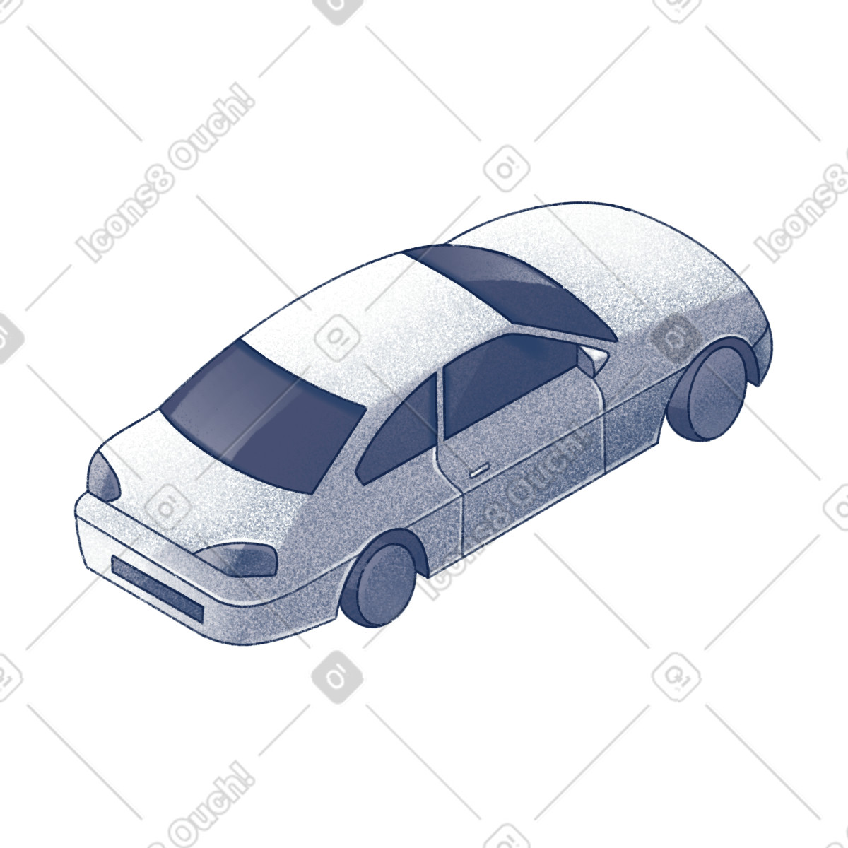 下载 Haze 风格的 Car 插画，支持 PNG、SVG 格式