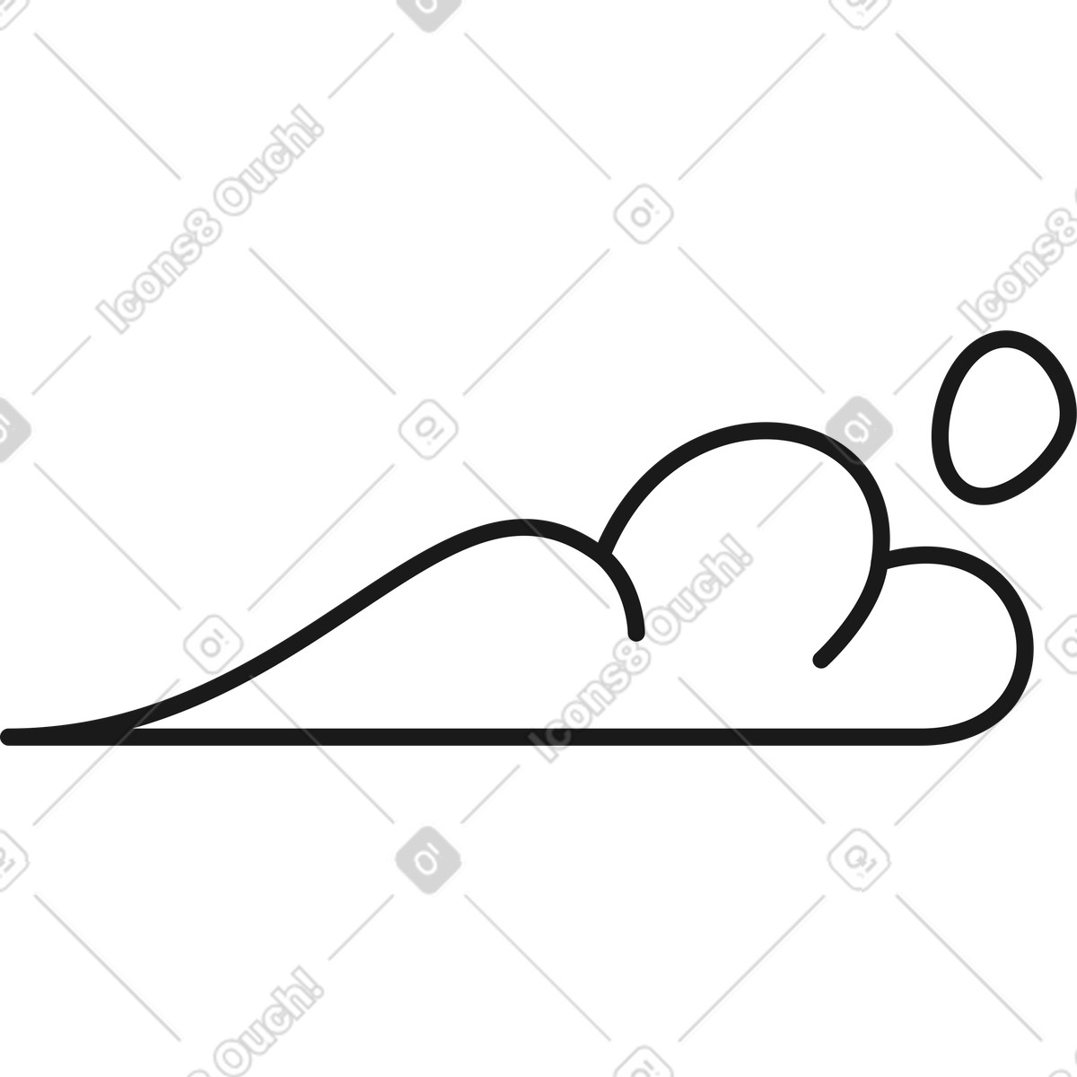 Clouds of dust illustration in Taxi style download in PNG, SVG